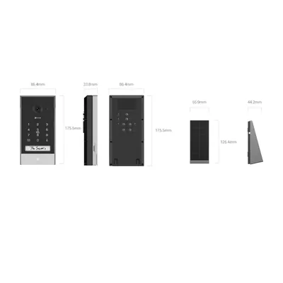 EZVIZ EP7 2K Solar Battery Video Doorphone