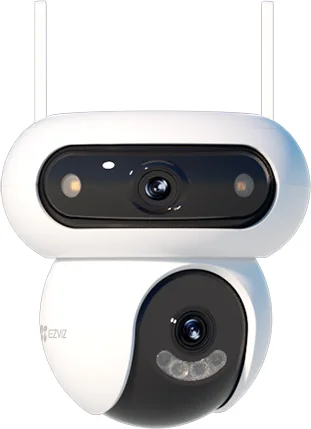 EZVIZ HB90x Dual 4G 4MP + 4MP Solar Kit