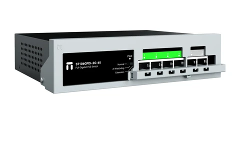 Netis ST106GPDI-2G-65 Gigabit PoE Switch — 4 PoE + 2 Uplinks