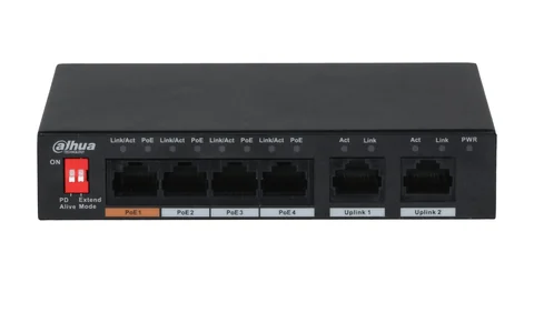 Dahua DH-PFS3006-4ET-60 4-Port Fast Ethernet PoE Switch