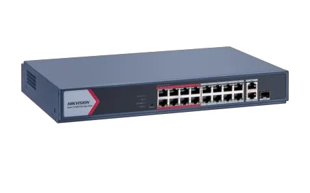 Hikvision DS-3E1318P-EI/M 16-Port Fast Ethernet Smart PoE Switch